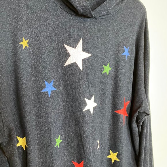 Sundry Star Graphic Hoodie Navy Medium X-Large - Picture 2 of 4
